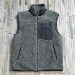 Patagonia Men's Size M Classic Retro-X Gray Fleece Vest